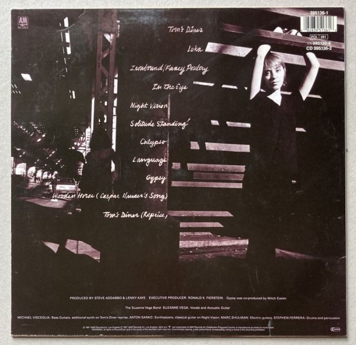 Suzanne Vega - Solitude Standing (LP)