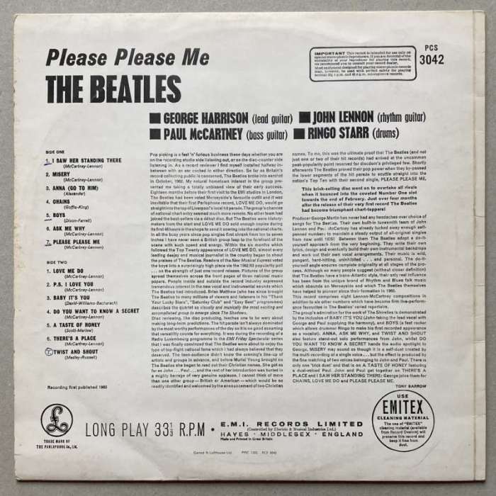 The Beatles - Please Please Me (LP)