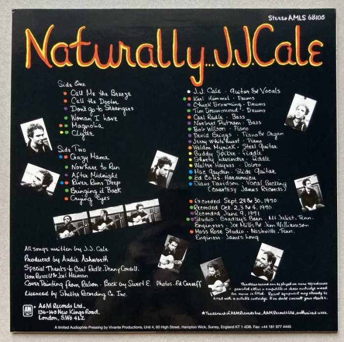 J.J. Cale - Naturally (LP)