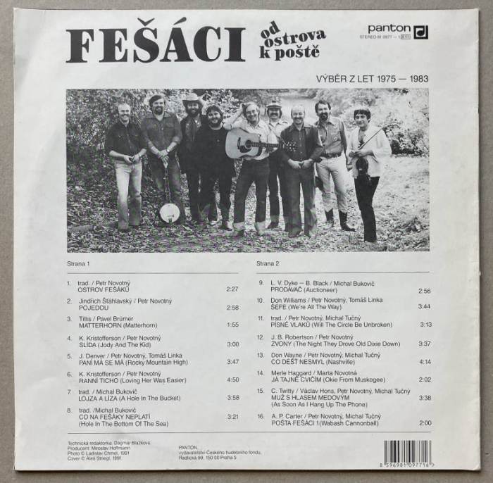 Fešáci - Od ostrova k poště (Výběr z let 1975 - 1983) (LP)
