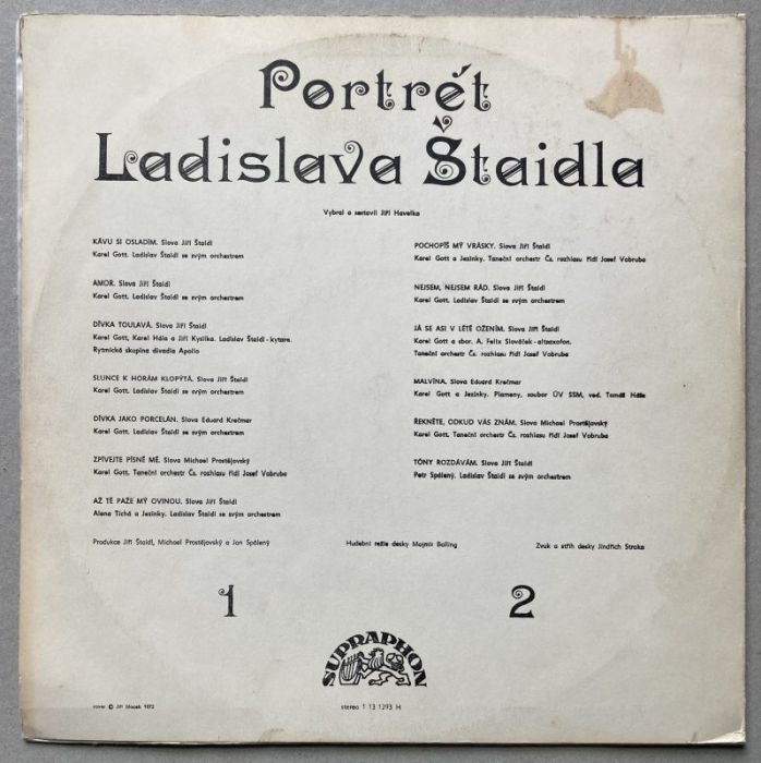 Various - Portrét Ladislava Štaidla (LP)