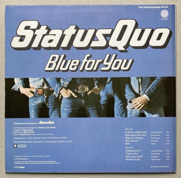 Status Quo - Blue For You (LP)