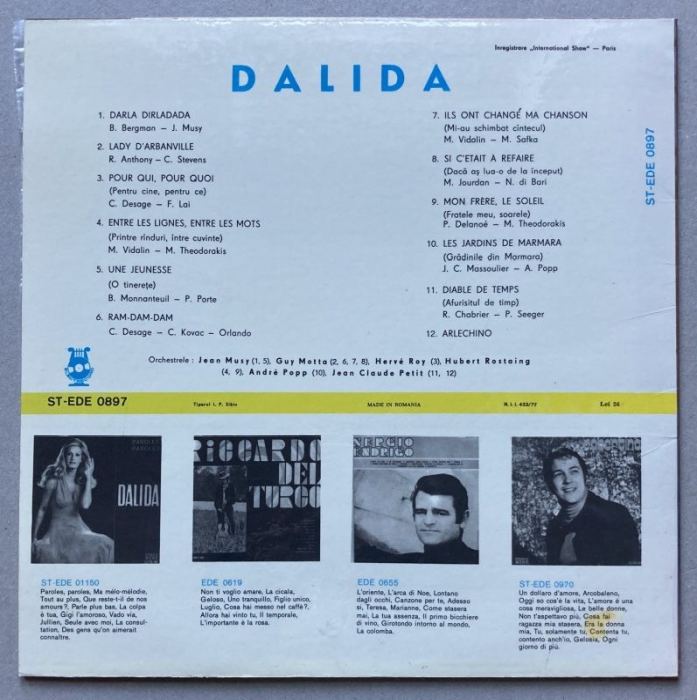 Dalida - Dalida (LP)