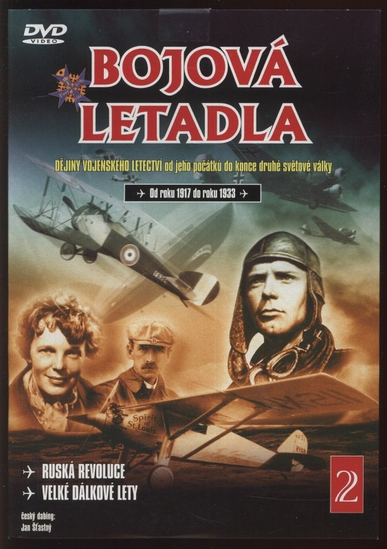 Bojová letadla. Dějiny vojenského letectví od jeho počátků do konce druhé světové války (komplet) (6 DVD)