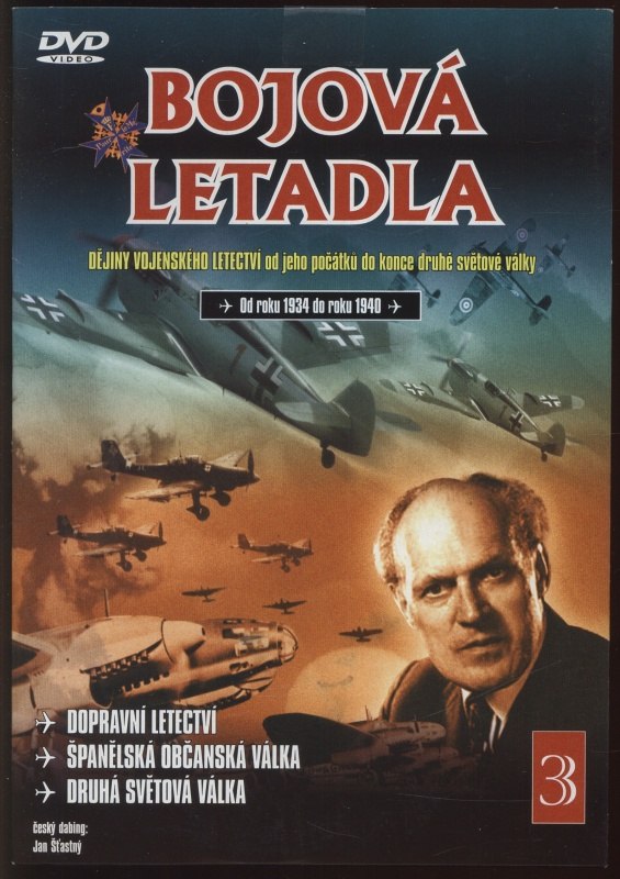 Bojová letadla. Dějiny vojenského letectví od jeho počátků do konce druhé světové války (komplet) (6 DVD)