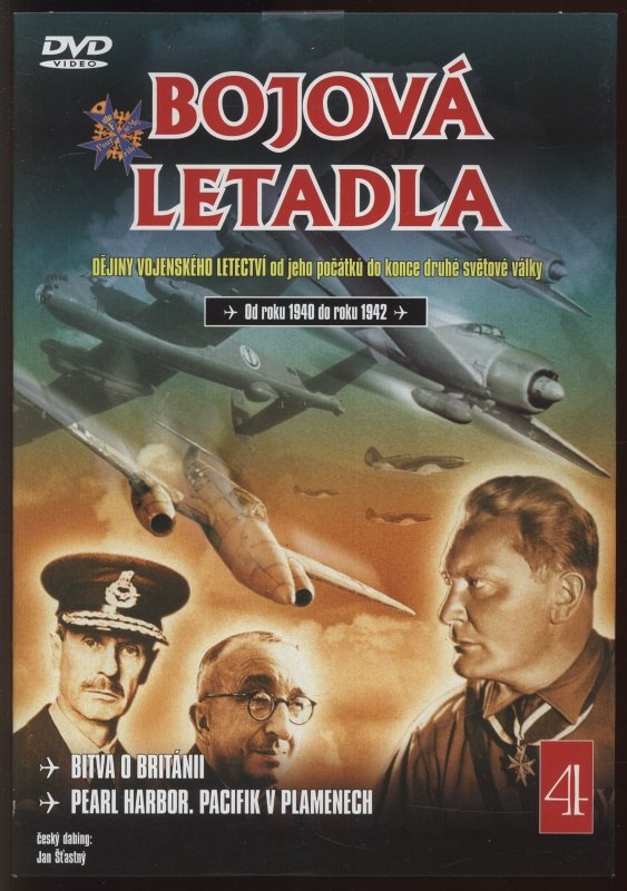 Bojová letadla. Dějiny vojenského letectví od jeho počátků do konce druhé světové války (komplet) (6 DVD)