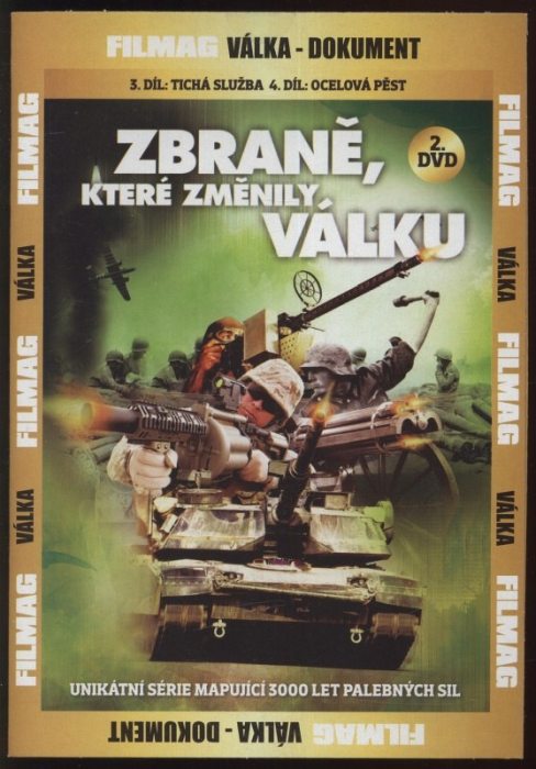 Zbraně, které změnily, válku. Unikátní série mapující 3000 let palebných sil (1. až 10. díl, komplet) (5 DVD)