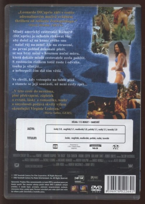 Pláž /The Beach/ (DVD)