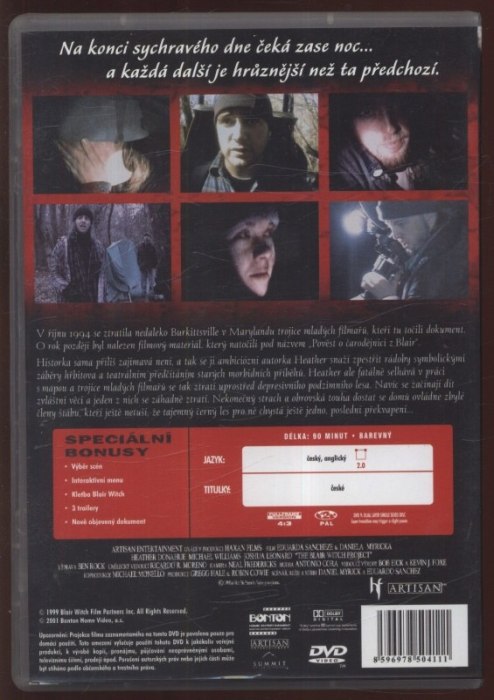 Záhada Blair Witch /The Blair Witch Project/ (DVD)