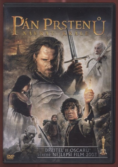 Pán prstenů: Společenstvo Prstenu; Dvě věže; Návrat krále /The Lord of the Rings: The Fellowship of the Ring; The Two Towers; The Return of the King/ (6×DVD)