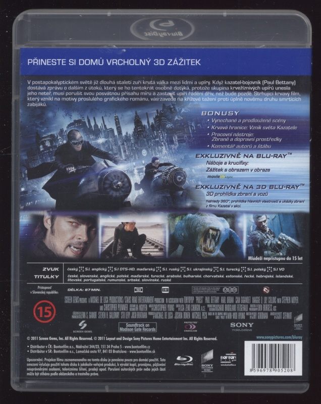 Kazatel /Priest/ (Blu Ray 3D)