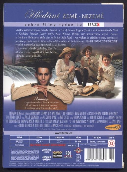 Hledání Země Nezemě /Finding Neverland/ (DVD)