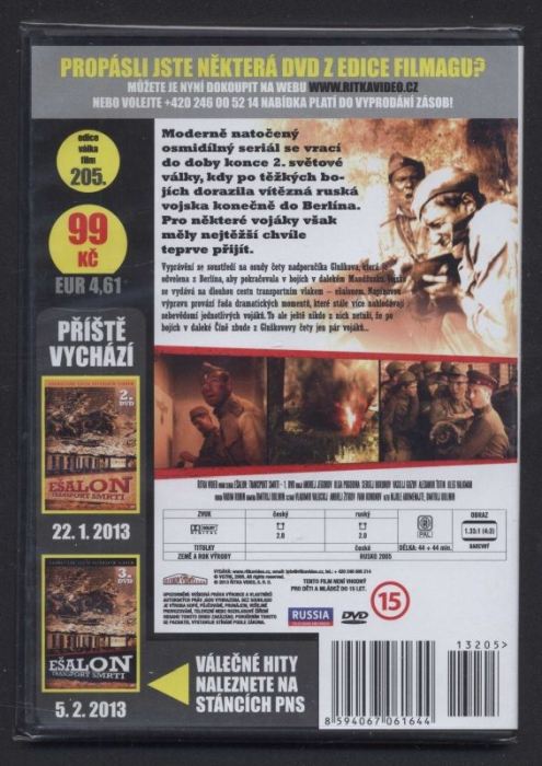 Ešalon / a #1069; a #1096; a #1077; a #1083; a #1086; a #1085;/ (4DVD) - nové