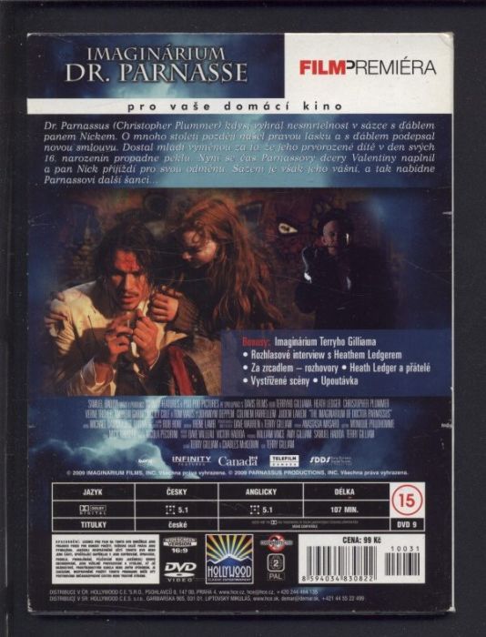 Imaginárium Dr. Parnasse /The Imaginarium of Doctor Parnassus/ (DVD)