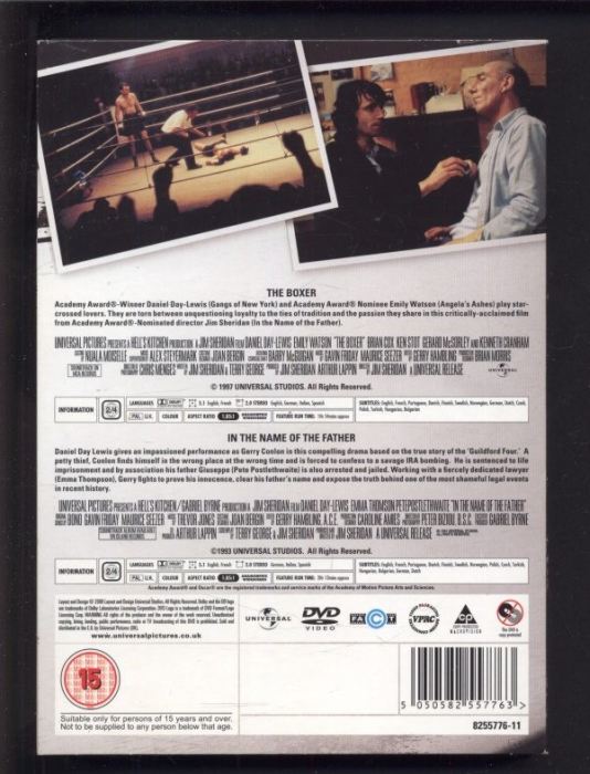 Boxer / The Boxer; Ve jménu otce / In The Name Of The Father (2DVD)