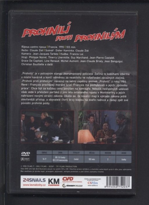 Prohnilí proti prohnilým / Ripoux contre ripoux (DVD)