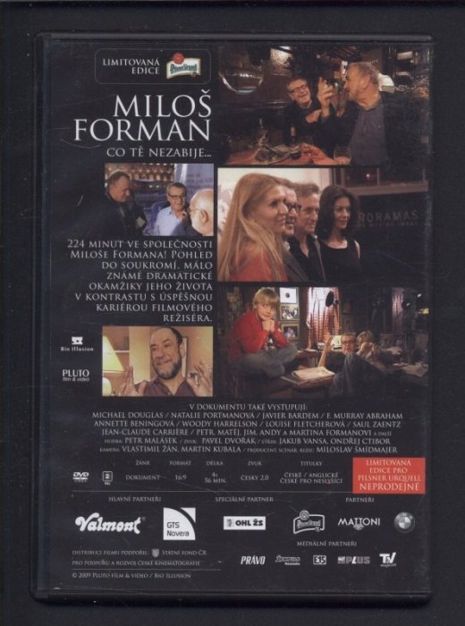 Miloš Forman: Co tě nezabije… /Milos Forman: What Doesn't Kill You.../ (DVD)