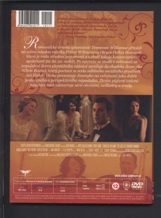 Ztráta diamantové slzy /The Loss of a Teardrop Diamond/ (DVD)