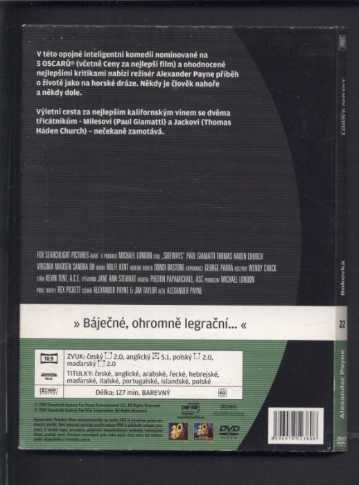 Bokovka /Sideways/ (DVD)