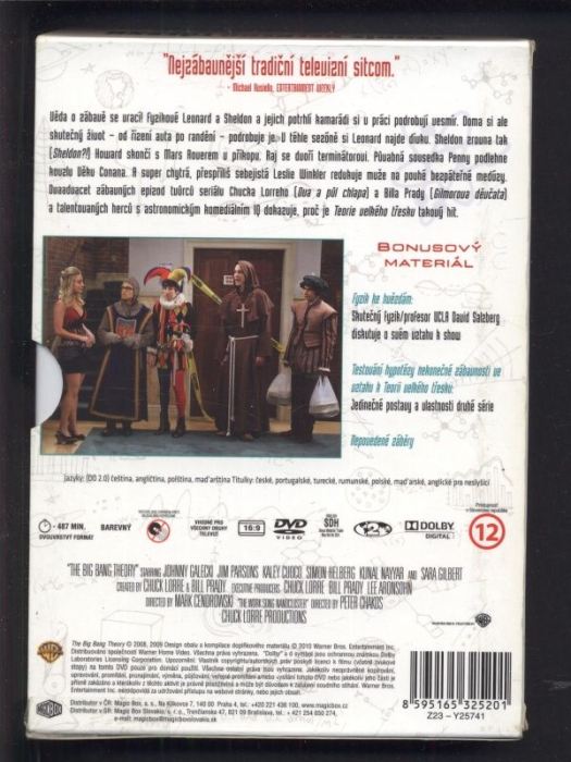 Teorie velkého třesku /The Big Bang Theory/ 2. série (4DVD)