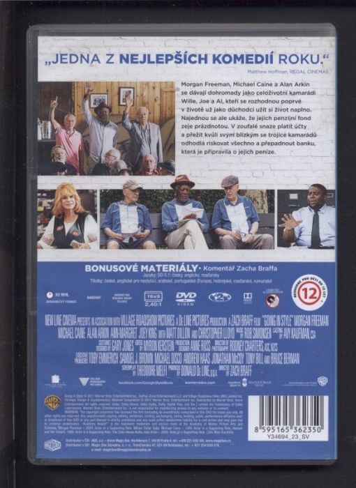 Loupež ve velkém stylu /Going in Style/ (DVD)