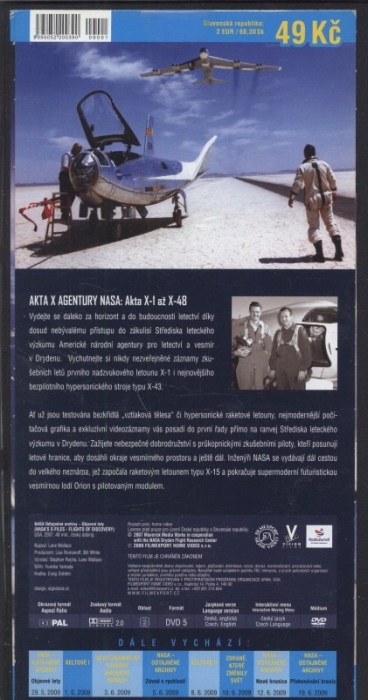 NASA: Odtajněné archivy - Objevné lety (DVD)