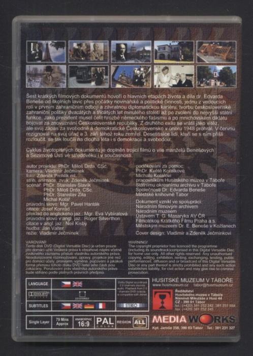 Dr. Edvard Beneš život a dílo (DVD)
