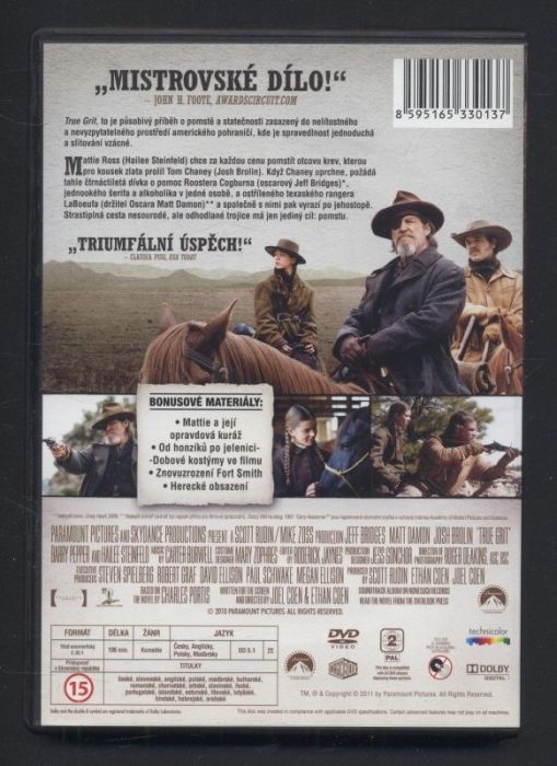 Opravdová kuráž /True Grit/ (DVD)