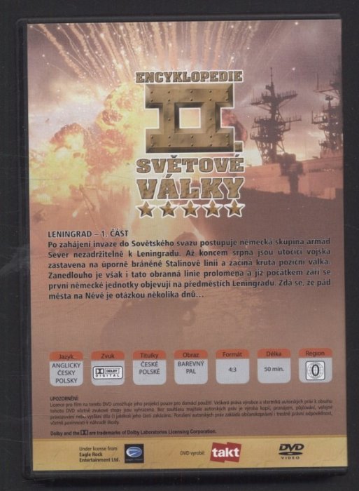 Encyklopedie II. světové války 8 - Leningrad 1. část (DVD)