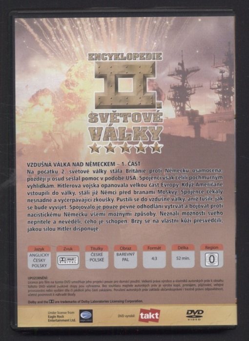Encyklopedie II. světové války 26 - Vzdušná válka nad Německem - 1. část (DVD)