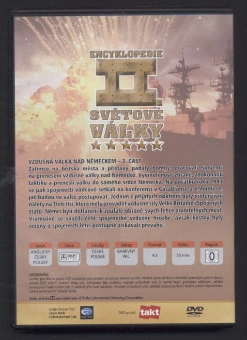 Encyklopedie II. světové války 27 - Vzdušná válka nad Německem - 2. část (DVD)