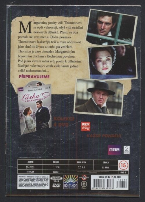 Láska v bílém pekle /Sever a jih (4DVD)