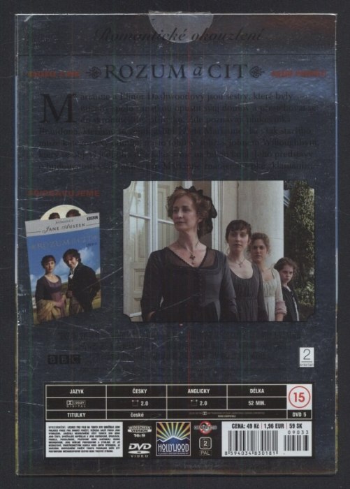 Rozum a cit /Sense and Sensibility (3DVD)