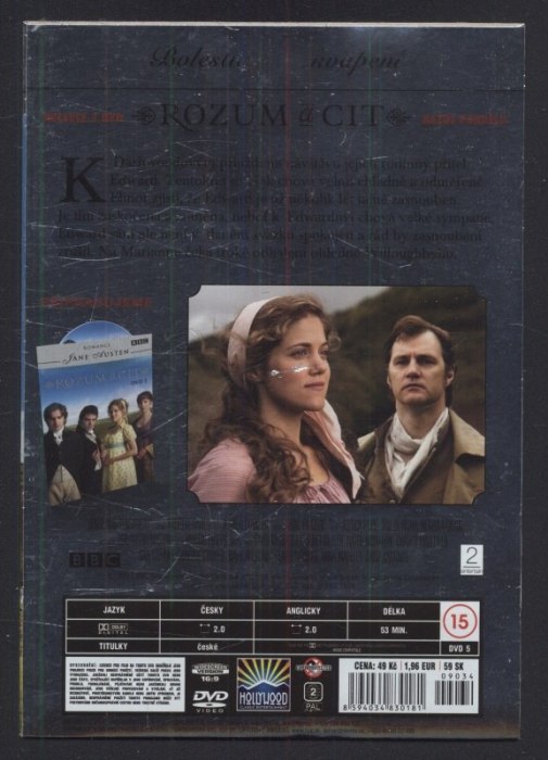 Rozum a cit /Sense and Sensibility (3DVD)