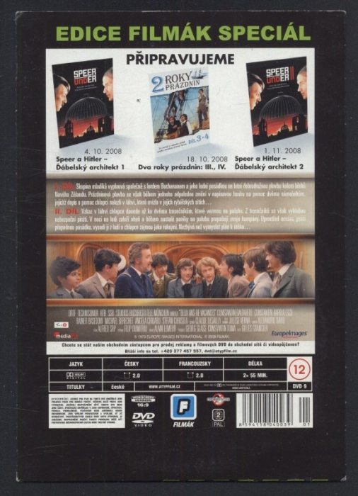 2 roky prázdnin /Deux ans de vacances - díly 1-6 (3DVD)