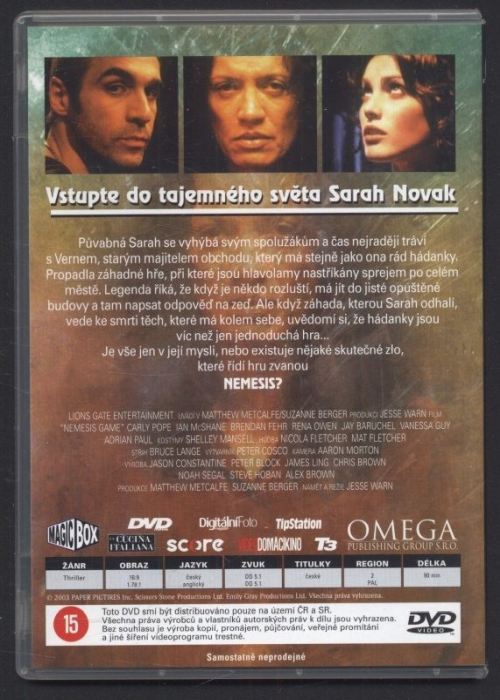 Nemesis /Nemesis Game/ (DVD)