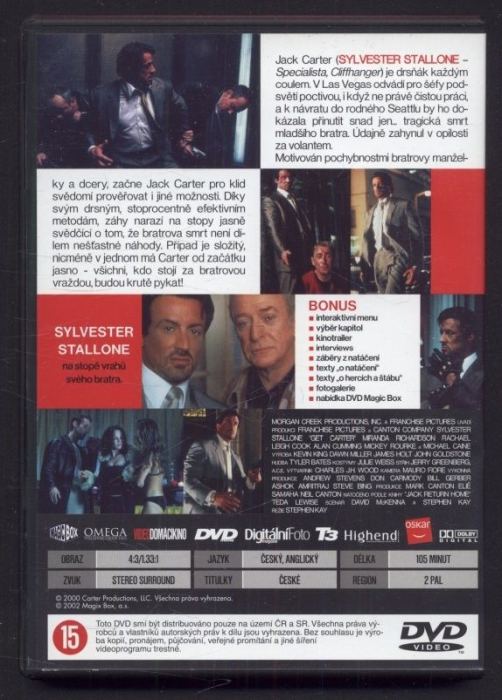 Sejměte Cartera /Get Carter/ (DVD)