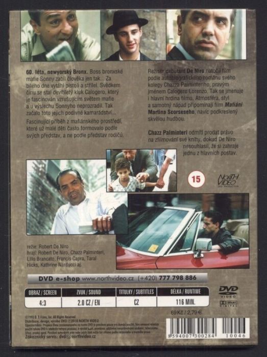 Příběh z Bronxu /A Bronx Tale/ (DVD)