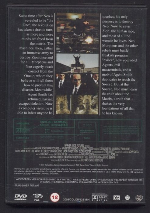 Matrix Reloaded (DVD)