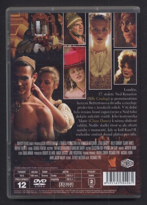 Krása na scéně /Stage Beauty/ (DVD)