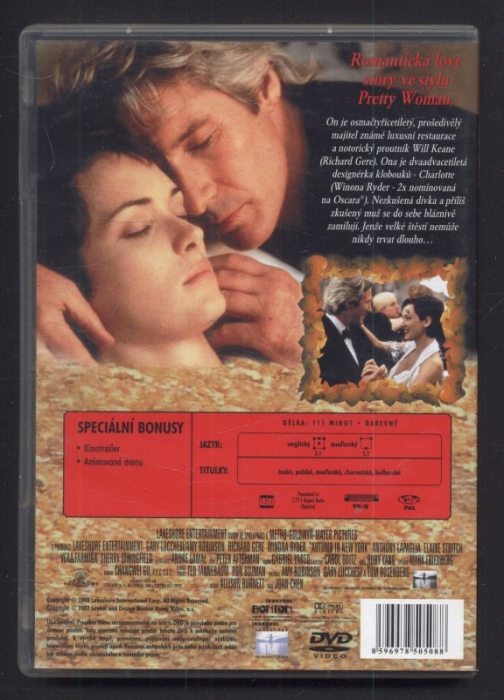 Podzim v New Yorku (DVD)