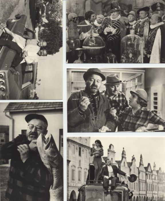 Film ve fotografii 15, Jan Werich (soubor 10 černobílých fotografií)
