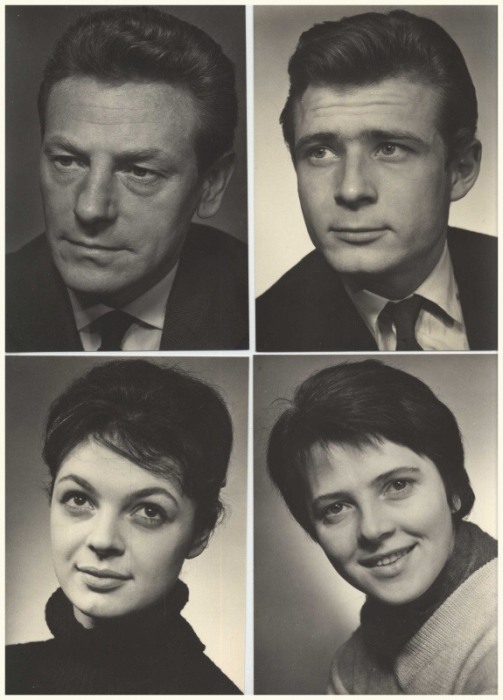 Filmoví herci, 01. soubor (soubor 12 černobílých fotografií)