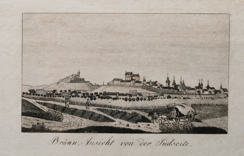 Brno. Pohled z jihu (Brünn. Ansicht von der Südseite)