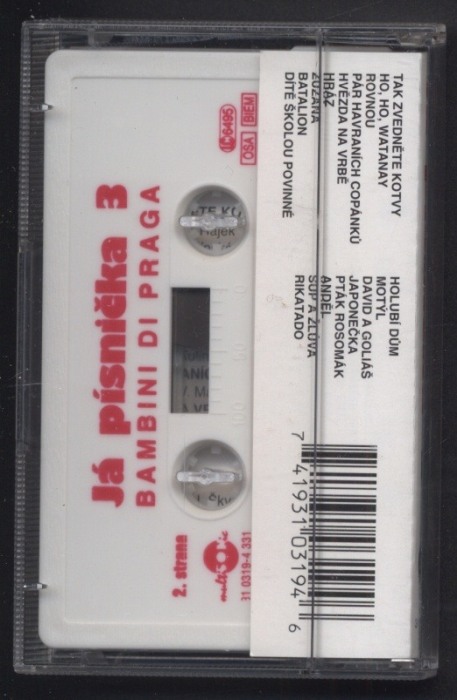 Bambini di Praga - Já písnička 3 (MC)