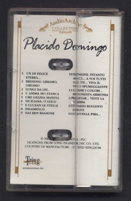 Placido Domingo - Reflective Recording 14 - Audio Archive: Collectors Edition (MC)