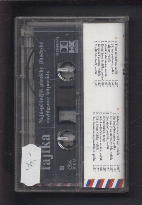 Various - Fajfka - Nejúspěšnější písničky jihočeské rozhlasové hitparády (MC)