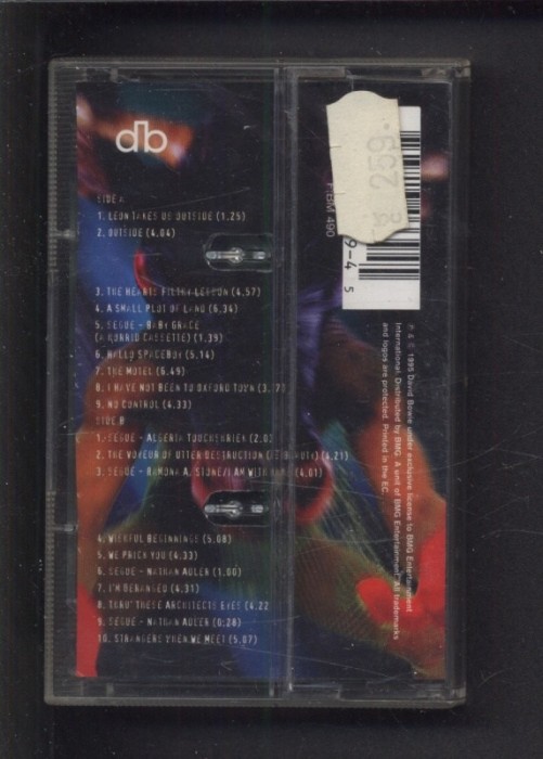 David Bowie - 1. Outside (The Nathan Adler Diaries: A Hyper Cycle) (MC)