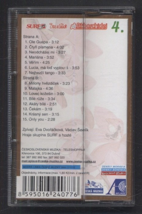 Skupina Surf, Eva a Vašek - Bílá orchidej 4 (MC)