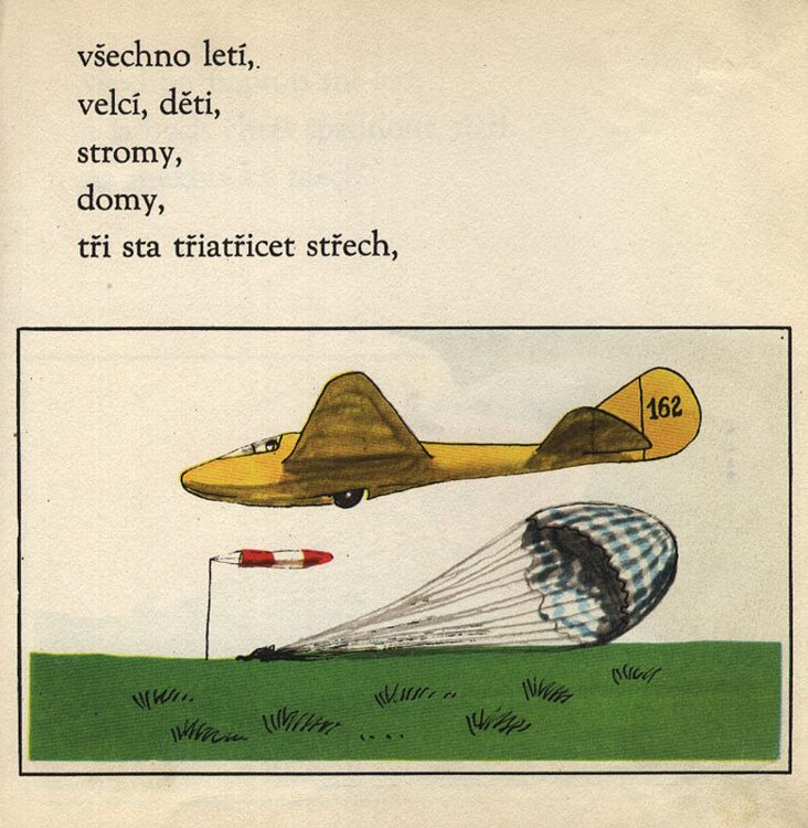 Hrubín, František - Letadlo se skokany